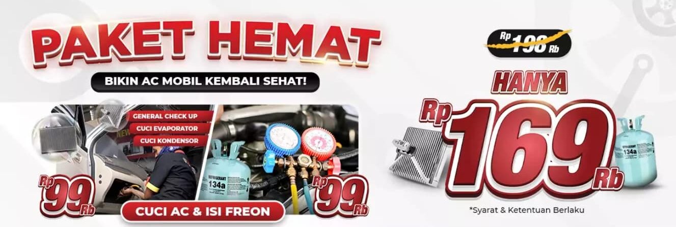 DISKON SERBA HEMAT CUCI AC + ISI FREON AC MOBIL AVANZA CUMA 169 RIBU