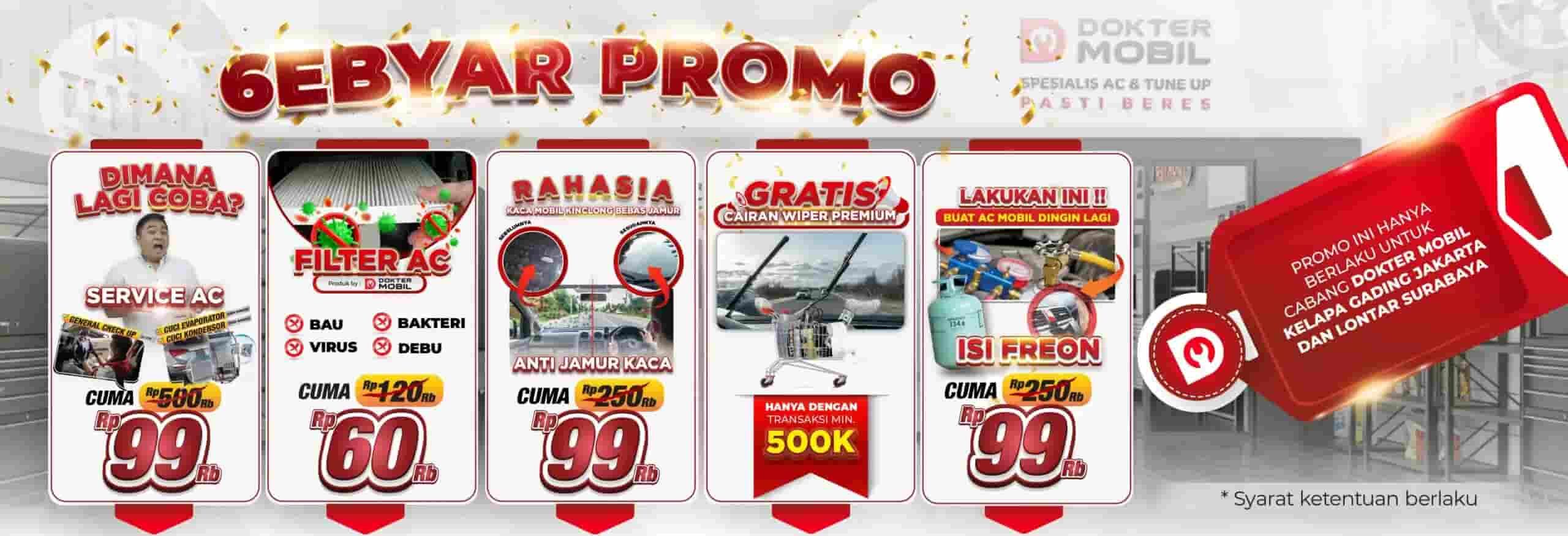 PROMO SPESIAL PRODUK DAN SERVICE MOBIL DI DOKTER MOBIL