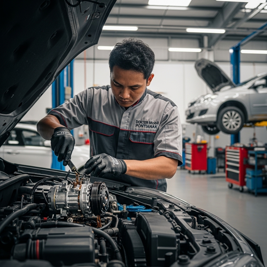 Atasi Kompresor AC Mobil Keluar Oli di Bengkel di Pontianak 1 kompresor ac mobil keluar oli