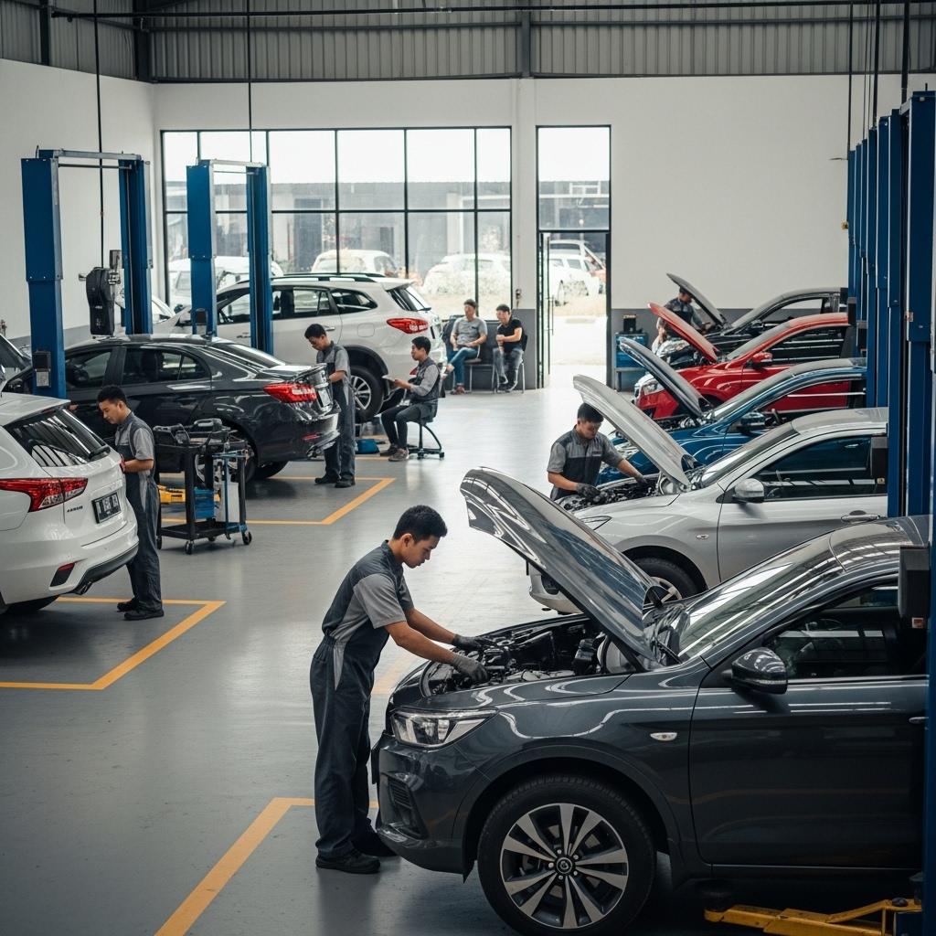 bengkel mobil pontianak