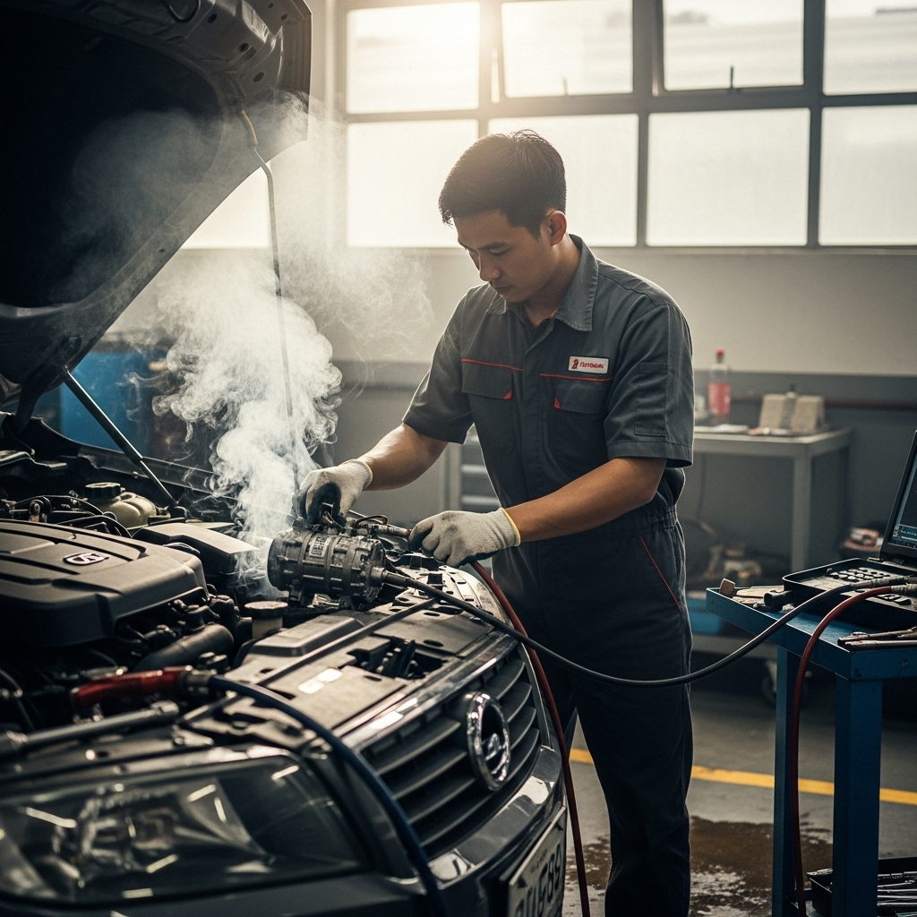 AC Mobil Nissan Juke tidak dingin