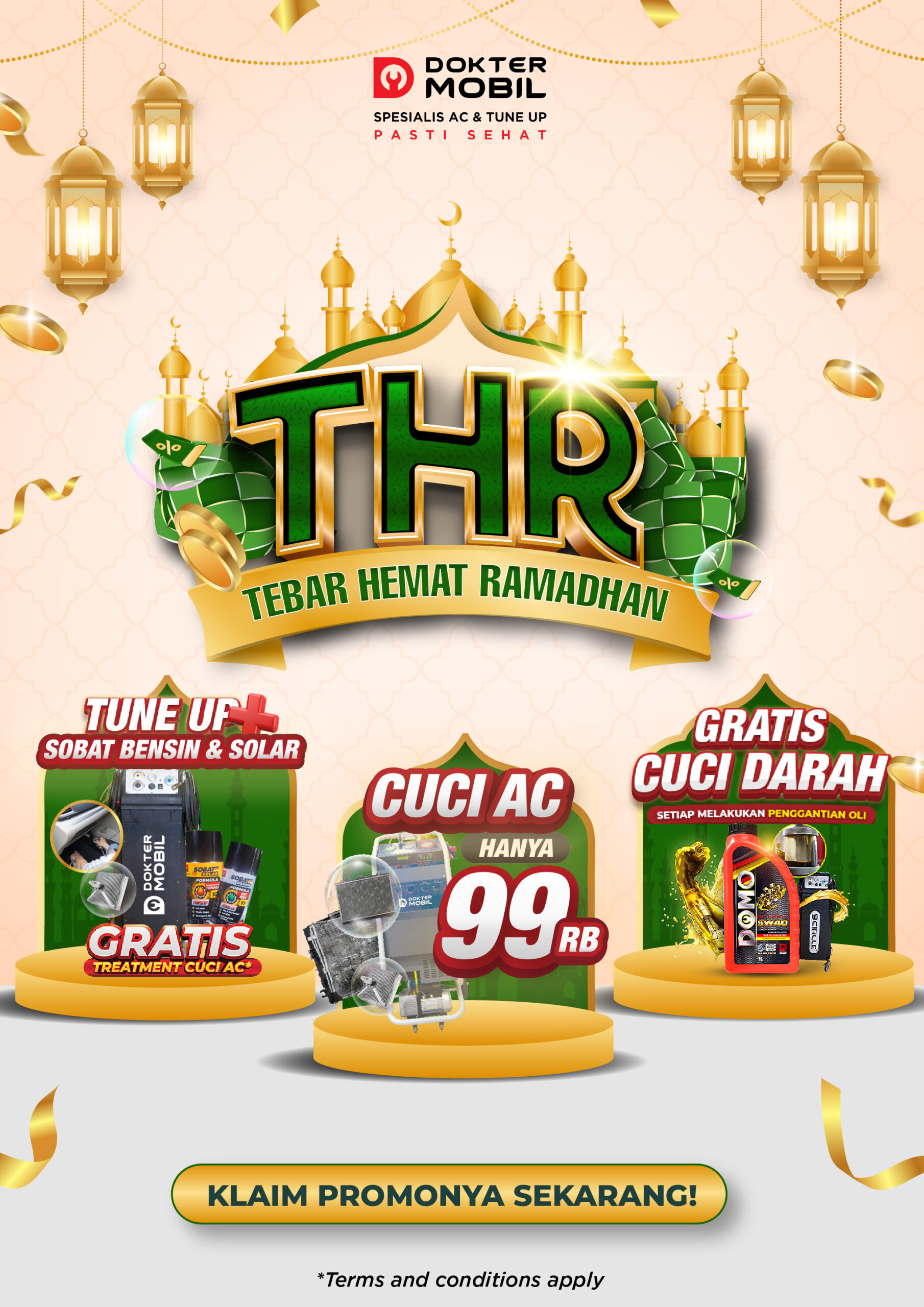 Dokter Mobil - Bengkel Service AC & Tune Up No. 1 di Indonesia 8 DOMO_Web Mobile Ramadhan 2026