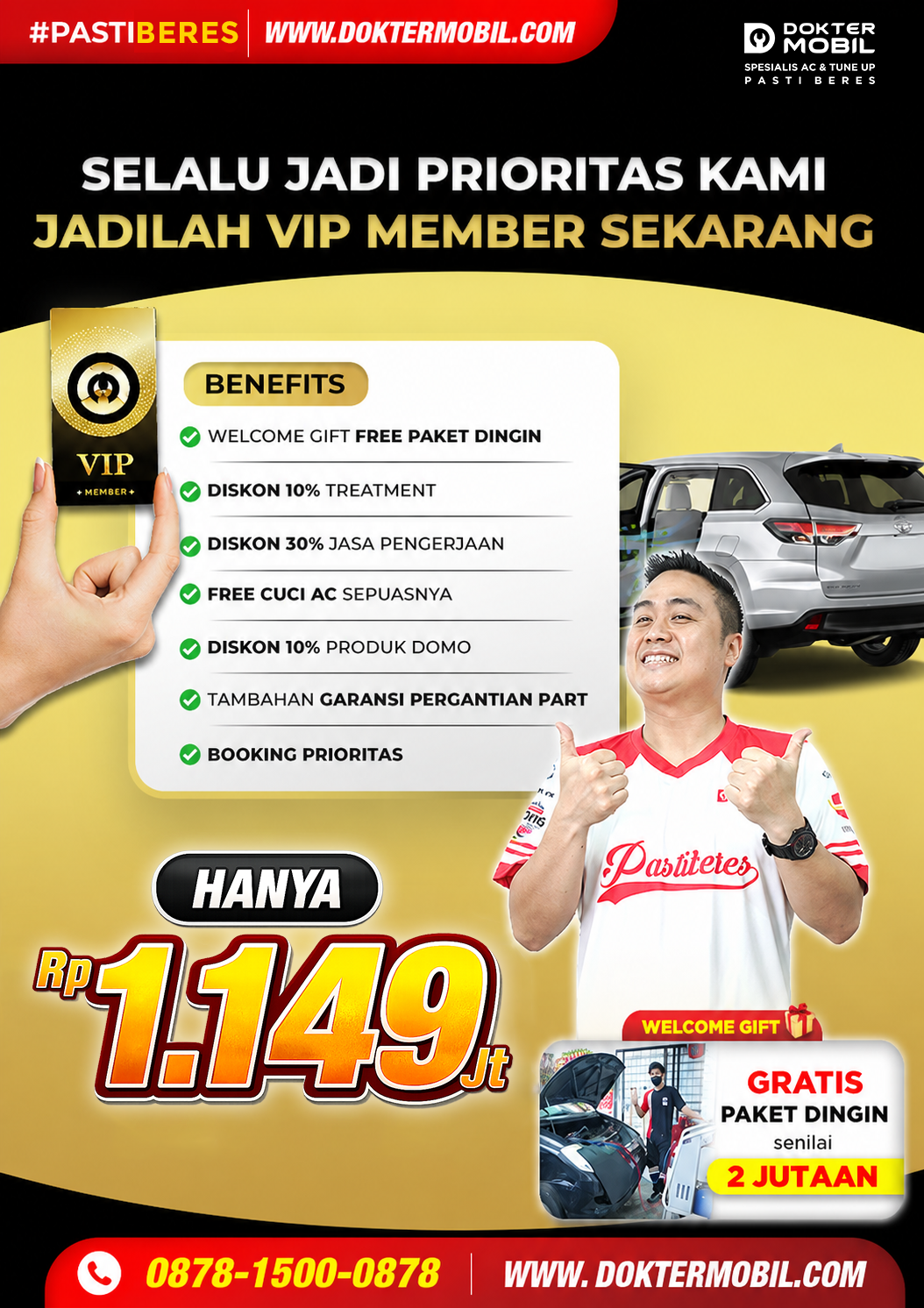 Dokter Mobil - Bengkel Service AC & Tune Up No. 1 di Indonesia 8 DOMO_WEB BANNER_VIP 1